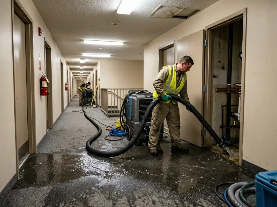 multi-unit-apartment-hallway-f-005 — frequently asked questions, Emergency Burst Pipe Water Extraction & Removal in Dawsonvi…
